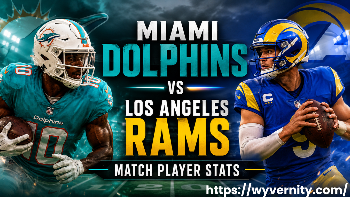 Miami Dolphins vs Los Angeles Rams Match Player Stats