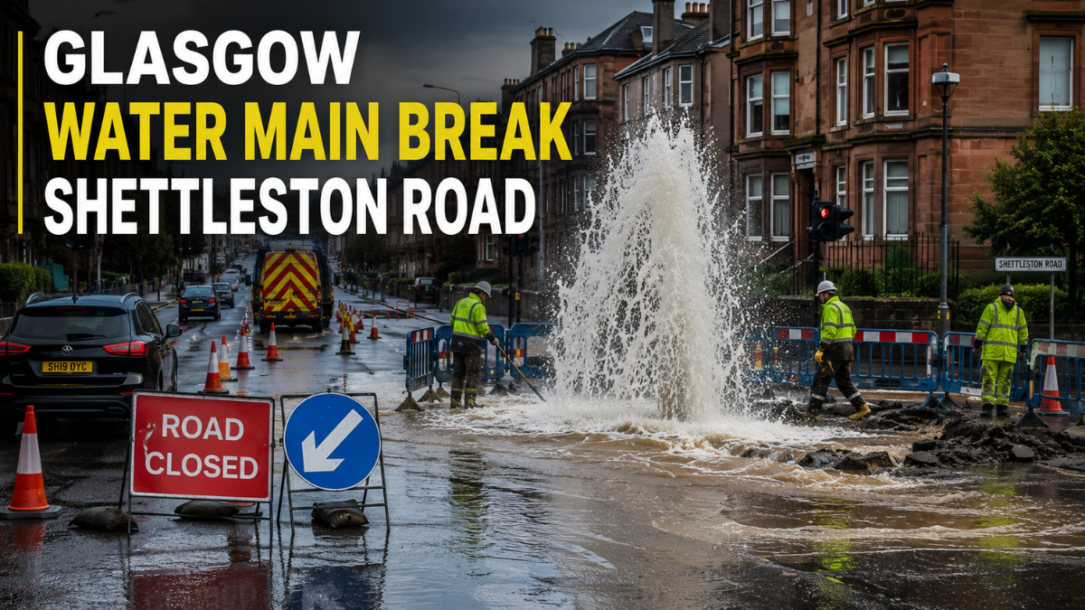Glasgow Water Main Break Shettleston Road: G32 Guide