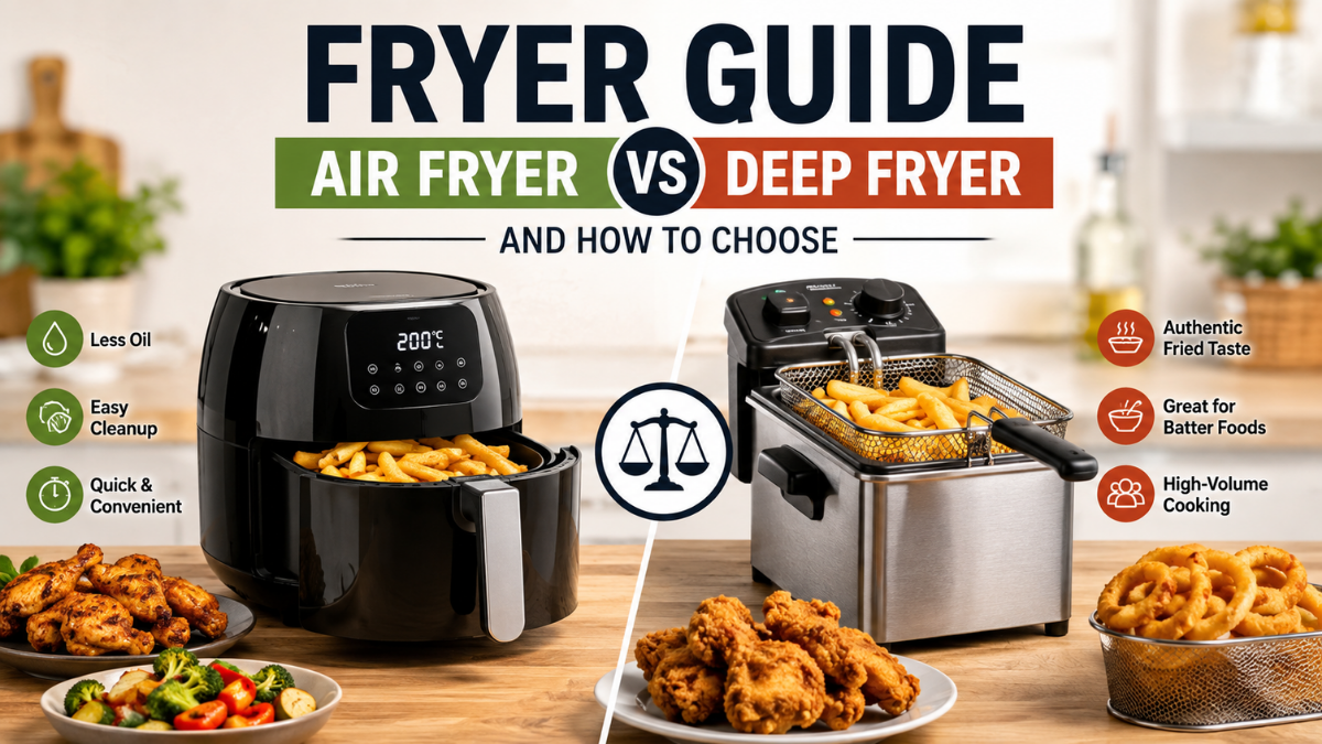 Fryer Guide: Air Fryer vs Deep Fryer and How to Choose