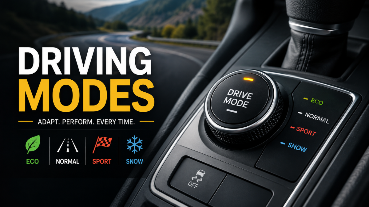 Driving Modes Explained: Types, How They Work and When to Use Them