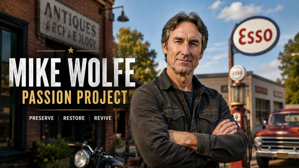 Mike Wolfe Passion Project: Preserving History and Reviving Small-Town America